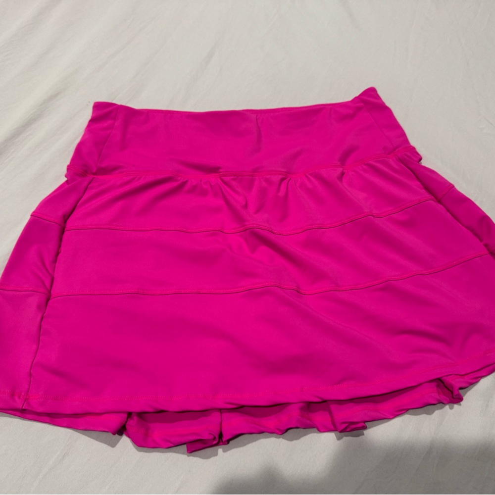 Hot Pink Athletic Tennis Skort NWOT Workout Golf Skirt Women’s Size M
